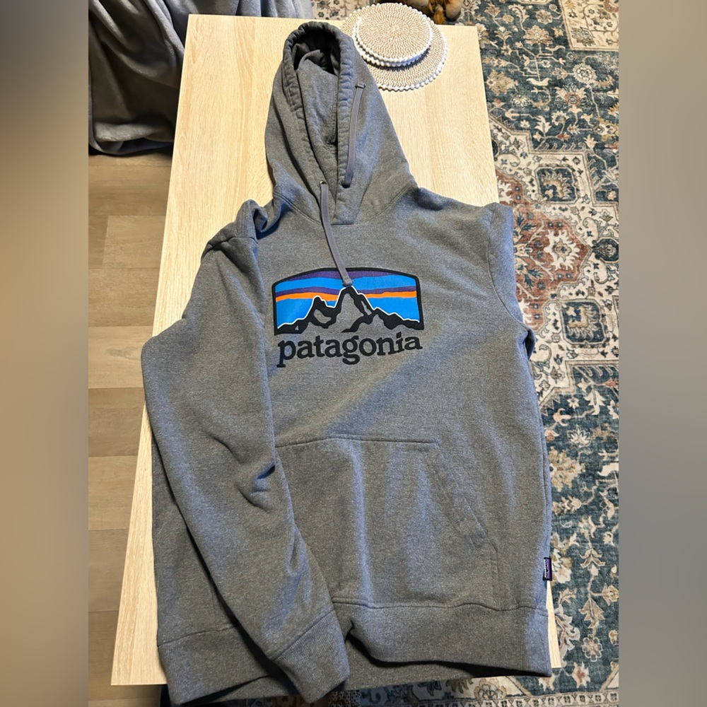 Patagonia Charcoal Sweatshirt with Logo